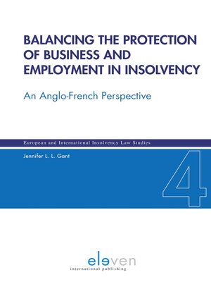 cover image of Balancing the Protection of Business and Employment in Insolvency